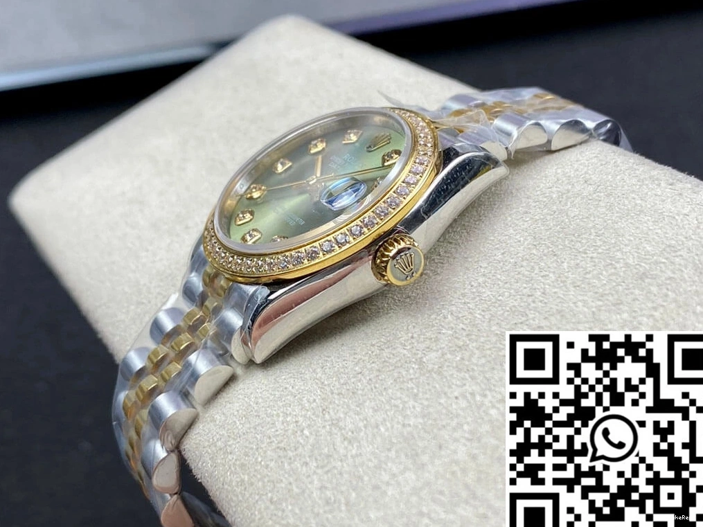 M278383RBR-0030 Factory EW Dial Green Rolex 31MM Datejust 0722